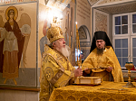 Митрополит Воронежский и Лискинский Сергий возглавил богослужение в Алексиево-Акатовом монастыре г. Воронежа