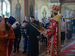 Преосвященнейший Дионисий епископ Россошанский и Острогожский совершил Литургию в храме Архистратига Божия Михаила г. Острогожска