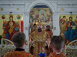 В субботу Светлой седмицы епископ Дионисий совершил Литургию в храме Успения Пресвятой Богородицы города Калач