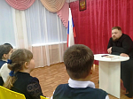 Духовно-просветительская встреча с иереем Андреем Рыбаком прошла в школе села Волошино Острогожского района