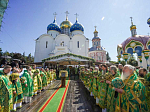 В день памяти преподобного Сергия Радонежского епископ Дионисий сослужил Предстоятелю Русской Православной Церкви за Литургией в Троице-Сергиевой лавре