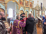 В Казанском храме поселка Каменка совершена последняя в этом году Литургия Преждеосвященных Даров