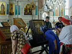 В Россоши встретили казачий крестный ход с чтимым образом Божией Матери «Избавительница от бед» (Ташлинская)
