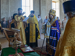 Епископ Дионисий посетил руинированный храм святителя Николая Чудотворца в селе Ширяево Калачеевского района