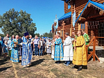 В праздник Успения Пресвятой Богородицы в двух храмах Богучарского благочиния молитвенно отметили престольное торжество