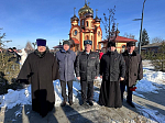 Открытие памятного знака в с. Новая Калитва
