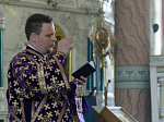 В праздник сорока Севастийских мучеников епископ Дионисий совершил Литургию в Свято-Ильинском кафедральном соборе г. Россоши