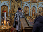 В среду второй седмицы Великого поста епископ Дионисий совершил Литургию Преждеосвященных Даров и диаконскую хиротонию в Казанском храме поселка Каменка