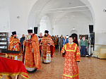 В храме Воскресения Христова духовно-просветительского центра при Калачеевской школе №6 города Калач совершена Божественная литургия