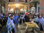 В благочинии помолились перед чудотворным образом Казанская-Витебская перед его отбытием на место постоянного пребывания