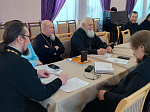 В Духовно-просветительском центре города Острогожска состоялось очередное собрание клириков благочиния