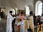 В Казанском храме города Павловска был совершен молебен для выпускников перед экзаменами