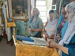 Прихожане храма Преображения Господня города Острогожска помолились у чтимой иконы Божией Матери «Дивногорская-Сицилийская»