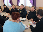 В Духовно-просветительском центре города Острогожска состоялось очередное собрание клириков благочиния