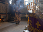 В Неделю Торжества Православия Преосвященнейший епископ Дионисий совершил Литургию в Ильинском кафедральном соборе