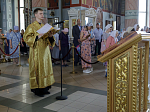В день памяти Всех святых, в земле Российской просиявших, епископ Дионисий совершил Литургию в Ильинском кафедральном соборе города Россошь