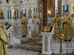 В канун праздника Всех святых, в земле Российской просиявших, Архипастырь совершил всенощное бдение в Ильинском кафедральном соборе Россоши