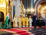 Епископ Россошанский и Острогожский Дионисий сослужил Предстоятелю Русской Православной Церкви в Храме Христа Спасителя в Москве