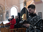 В среду 3-й седмицы Великого поста епископ Дионисий совершил Литургию Преждеосвященных Даров в храме иконы Божией Матери «Казанская» с. Новотолучеево