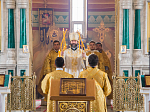 Глава Россошанской епархии совершил богослужение в Свято-Ильинском кафедральном соборе г. Россошь