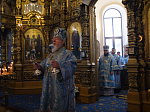 Епископ Россошанский и Острогожский Андрей сослужил Главе Воронежской митрополии в день престольного праздника Знаменского кафедрального собора г. Борисоглебска