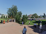 Преосвященнейший Дионисий, епископ Россошанский и Острогожский, возглавил торжества в честь 20-летия Свято-Ильинского кафедрального собора г. Россошь