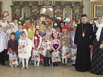 Пасхальный утренник в Воскресной школе храма  св. мч. Иоанна Воина г. Богучара