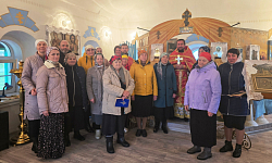 Во вторник Светлой седмицы иерей Димитрий Ткаченко совершил Литургию в храме иконы Божией Матери «Казанская» села Семеновка