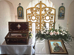 Епархиальная святыня - башмачок святителя Спиридона - в Павловском благочинии