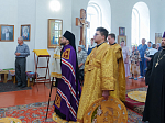 Глава Россошанской епархии совершил Божественную литургию в храме Рождества Пресвятой Богородицы села Никольское-1