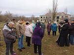  Благочинный Богучарского благочиния совершил молебен перед началом строительства храма в х. Варваровка