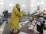 В день памяти Собора трех великих святителей Архипастырь совершил Божественную литургию в храме Всемилостивого Спаса г. Россошь