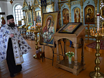 В Казанском храме поселка Каменка встретили чудотворную икону Божией Матери «Оршанская»