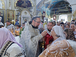 В праздник Преображения Господня Правящий Архиерей совершил Божественную литургию в храме Преображения Господня города Острогожска