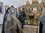 В Великий понедельник епископ Дионисий совершил литургию Преждеосвященных Даров в храме преподобного Сергия, игумена Радонежского, п.г.т. Подгоренский
