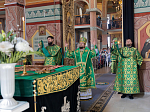 В праздник Входа Господня в Иерусалим епископ Дионисий совершил Божественную литургию в Ильинском кафедральном соборе Россоши
