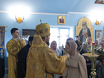 Правящий Архиерей возглавил воскресное богослужение в храме Рождества Пресвятой Богородицы города Россошь