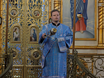 В праздник Благовещения Пресвятой Богородицы епископ Россошанский и Острогожский Дионисий совершил Божественную литургию в храме Вознесения Господня города Калач