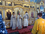 В Тихоновском соборном храме города Острогожска молитвенно отметили праздник Богоявления