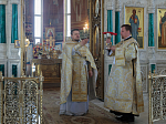 Глава Россошанской епархии совершил Божественную литургию в Свято-Ильинском кафедральном соборе города Россошь