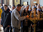 В праздник Входа Господня в Иерусалим глава Россошанской епархии совершил Литургию в Свято-Ильинском кафедральном соборе города Россоши