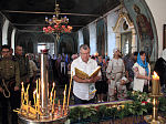 Престольный праздник в Успенском храме с. Трехстенки