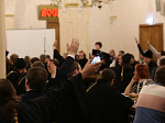 Встреча В.Р. Легойды с руководителями информационных подразделений епархий и членами Совета священнослужителей-блогеров прошла в рамках XXX Международных образовательных чтений