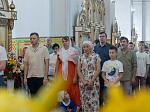 Правящий Архиерей совершил Божественную литургию в храме святых апостолов Петра и Павла с. Репьевка