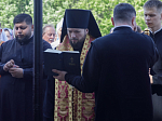 Преосвященнейший епископ Дионисий совершил Божественную литургию в Георгиевском храме села Терновое Острогожского района