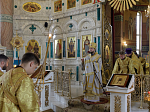 В канун праздника Всех святых, в земле Российской просиявших, Архипастырь совершил всенощное бдение в Ильинском кафедральном соборе Россоши