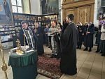 Соборная панихида в годовщину специальной военной операции в храме святого мученика Иоанна Воина города Богучара