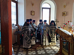 Литургия Преждеосвященных Даров в храме Большой Хвощеватки