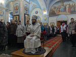 Епископ Россошанский и Острогожский Дионисий совершил архипастырский визит в г. Острогожск и возглавил торжественное богослужение в Тихоновском соборном храме