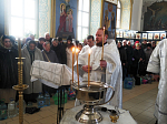 В праздник Крещения Господня благочинный совершил Божественную литургию